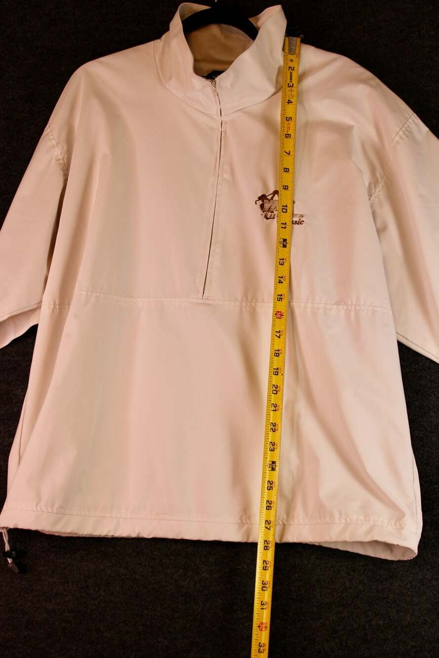 Zero Restriction Gore-Tex Windstopper Short Sleeve 1/2 Zip Golf Pullover